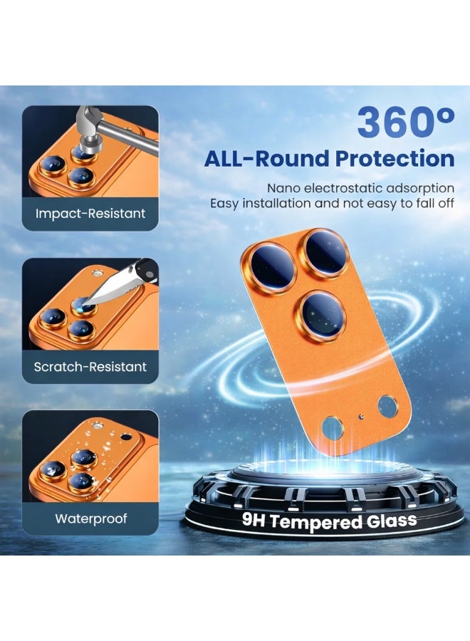 مونستر اسكرينة كاميرا كاملة معدن لـ iPhone 17 Pro Max بتقنية AR HD – حمايه قويه  بدون التأثير على جودة التصوير ومظهر أنيق متناسق مع هاتفك - Image 3